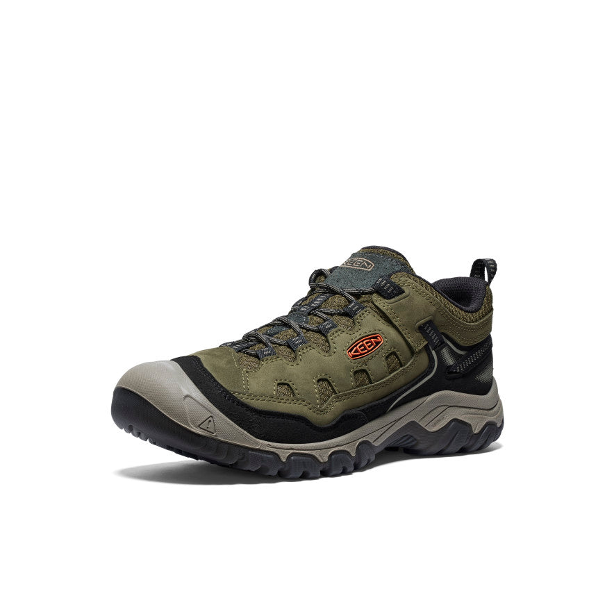 Men's Targhee IV Vented Hiking Shoe Dark Olive/Gold Flame - Keen