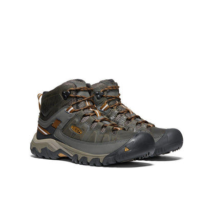 Men's Targhee III Waterproof Mid Black Olive/Golden Brown - Keen
