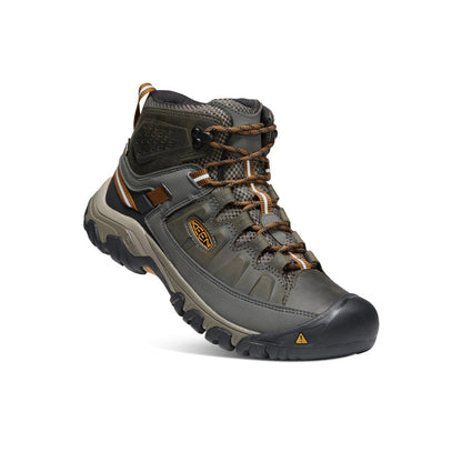 Men's Targhee III Waterproof Mid Black Olive/Golden Brown - Keen