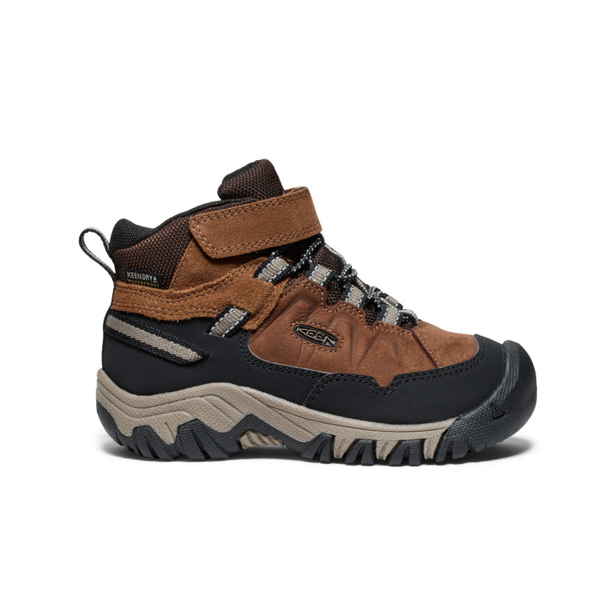 Little Kids' Targhee IV Waterproof Hiking Boot Bison/Brindle - Keen