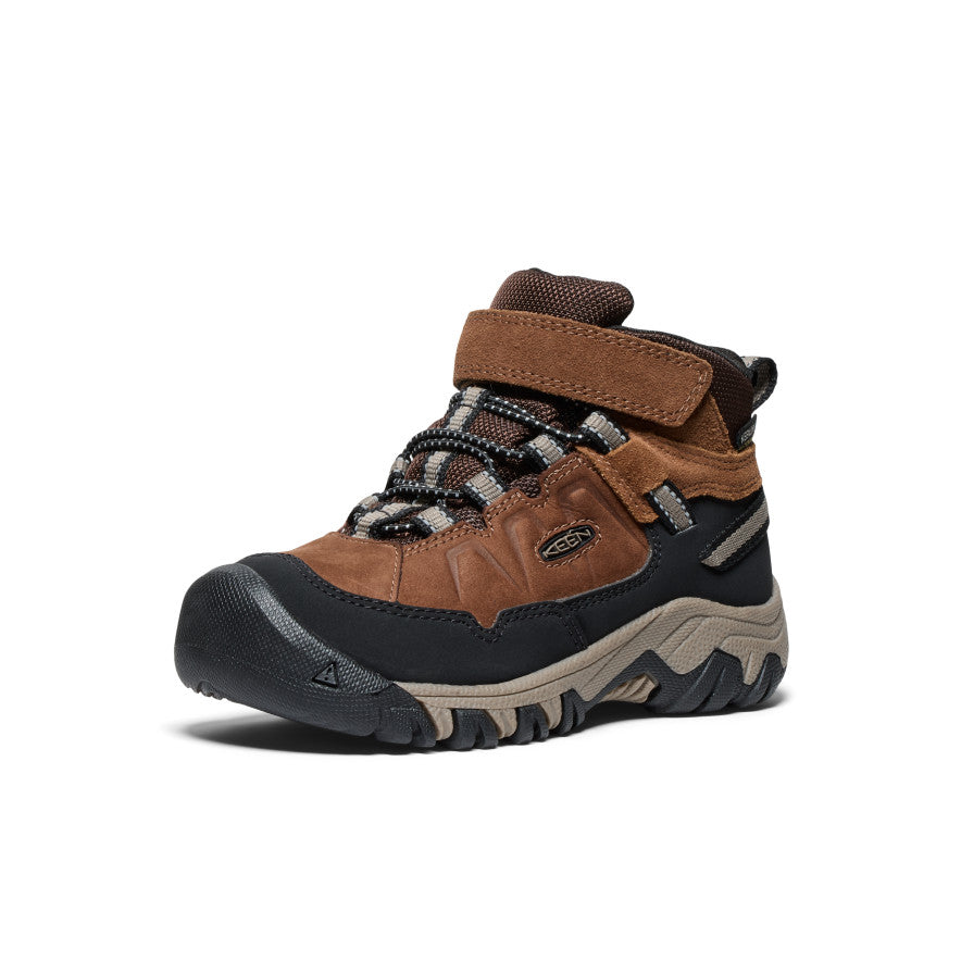 Little Kids' Targhee IV Waterproof Hiking Boot Bison/Brindle - Keen
