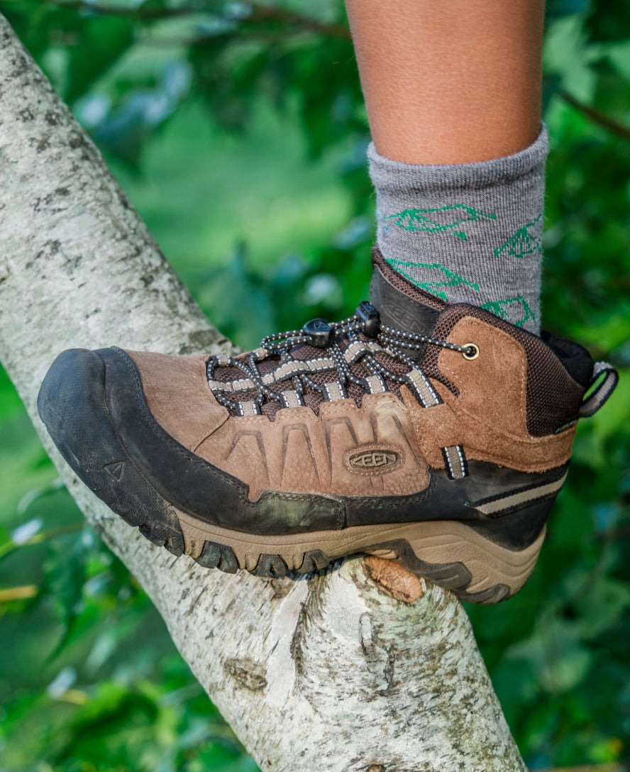 Little Kids' Targhee IV Waterproof Hiking Boot Bison/Brindle - Keen