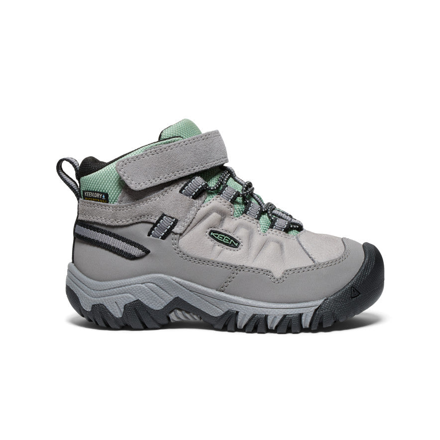 Little Kids' Targhee IV Waterproof Hiking Boot Alloy/Granite Green - Keen