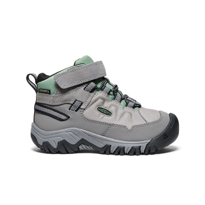 Little Kids' Targhee IV Waterproof Hiking Boot Alloy/Granite Green - Keen