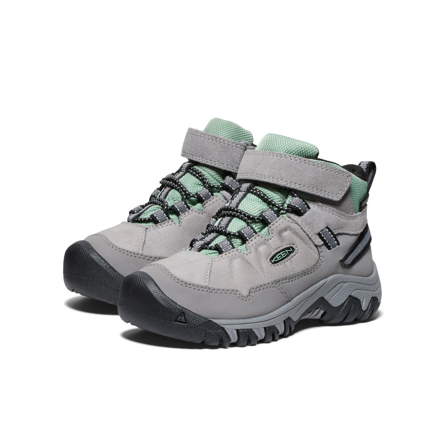 Little Kids' Targhee IV Waterproof Hiking Boot Alloy/Granite Green - Keen