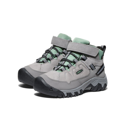 Little Kids' Targhee IV Waterproof Hiking Boot Alloy/Granite Green - Keen