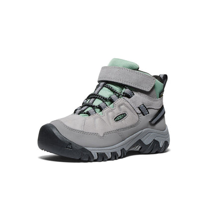 Little Kids' Targhee IV Waterproof Hiking Boot Alloy/Granite Green - Keen