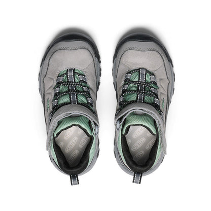 Little Kids' Targhee IV Waterproof Hiking Boot Alloy/Granite Green - Keen