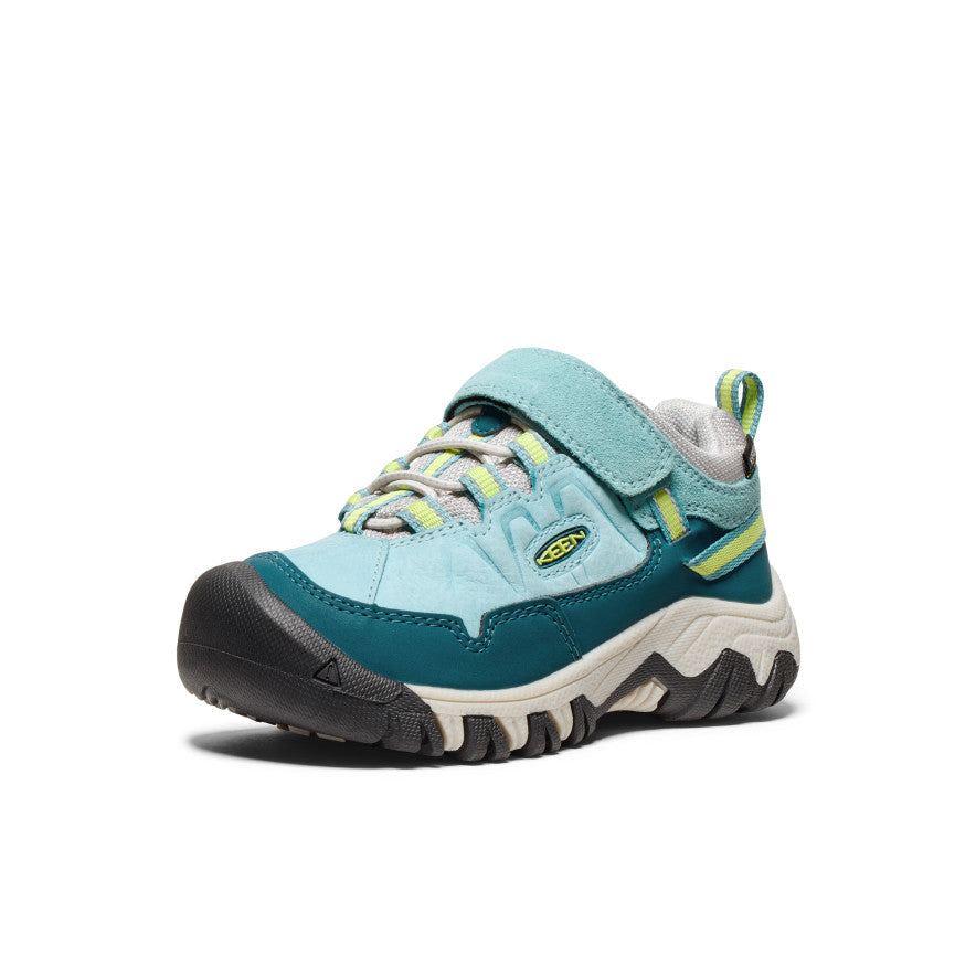 Little Kids' Targhee IV Waterproof Hiking Shoe Reef Waters/Daiquiri Green - Keen