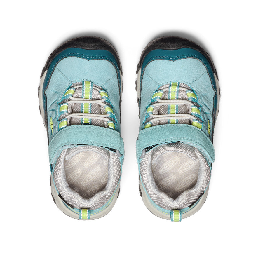 Little Kids' Targhee IV Waterproof Hiking Shoe Reef Waters/Daiquiri Green - Keen