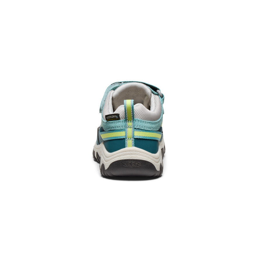 Little Kids' Targhee IV Waterproof Hiking Shoe Reef Waters/Daiquiri Green - Keen