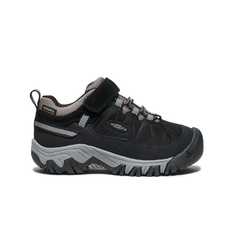 Little Kids' Targhee IV Waterproof Hiking Shoe Black/Steel Grey - Keen