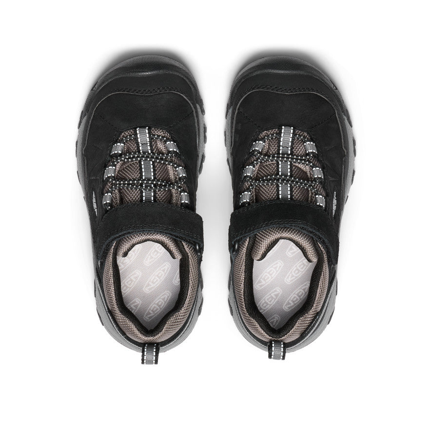 Little Kids' Targhee IV Waterproof Hiking Shoe Black/Steel Grey - Keen