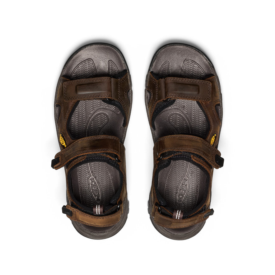 Men's Targhee III Open Toe Sandal Bison/Mulch - Keen