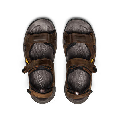 Men's Targhee III Open Toe Sandal Bison/Mulch - Keen