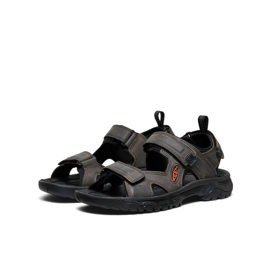 Men's Targhee III Open Toe Sandal Grey/Black - Keen