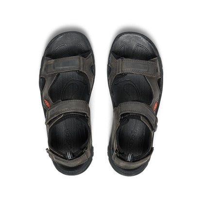 Men's Targhee III Open Toe Sandal Grey/Black - Keen