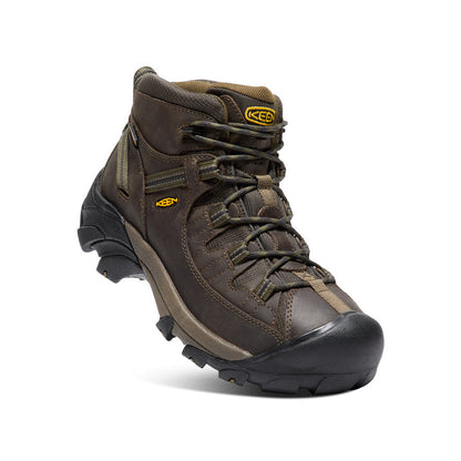 Men's Targhee II Waterproof Mid Wide Canteen/Dark Olive - Keen