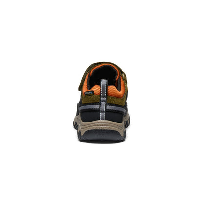Little Kids' Targhee IV Waterproof Hiking Shoe Dark Olive/Gold Flame - Keen
