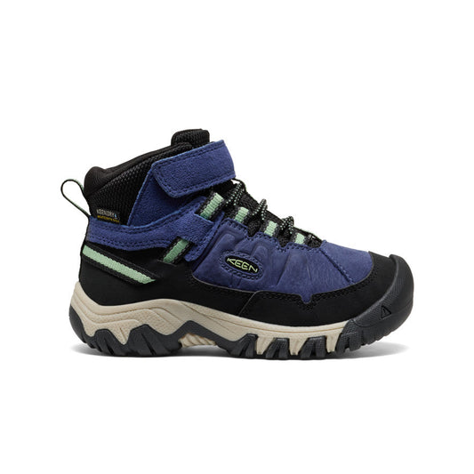 Little Kids' Targhee IV Waterproof Hiking Boot Skipper Blue/Hemlock - Keen