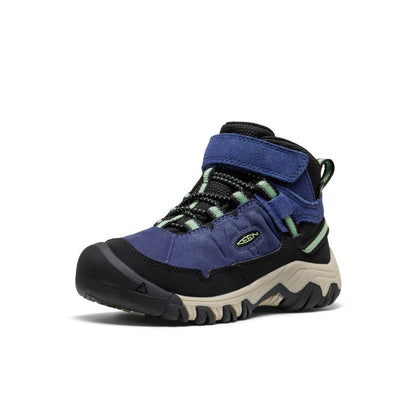 Little Kids' Targhee IV Waterproof Hiking Boot Skipper Blue/Hemlock - Keen