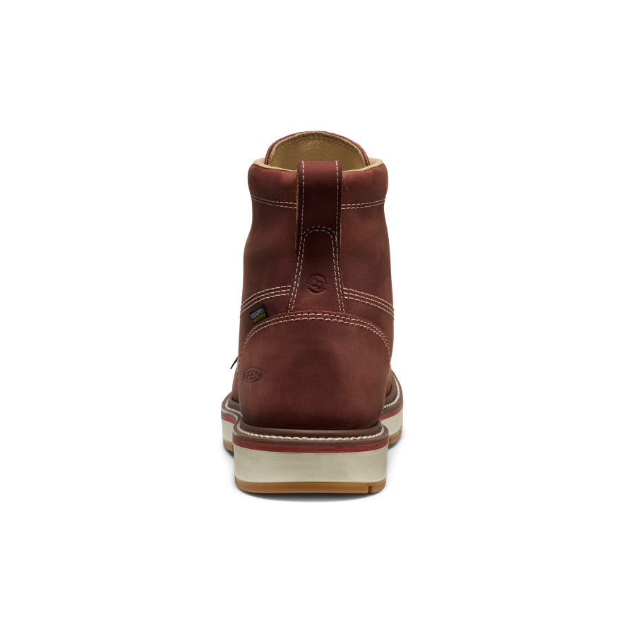 Men's Liberty 6" Waterproof 90° Heel Boot (Soft Toe) Bombay Brown/Gum - Keen