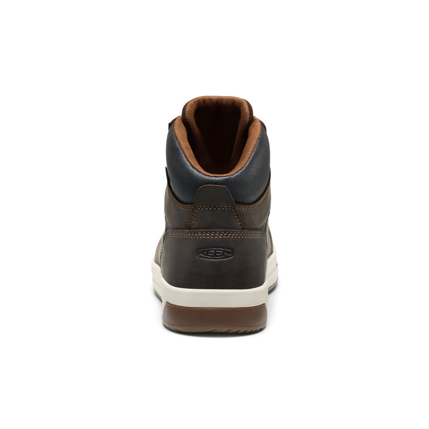 Men's Gibson Waterproof Work Boot (Carbon Toe) Cascade Brown/Gum - Keen