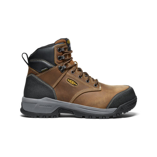 Men's CSA Evanston 6" Waterproof Boot (Carbon Toe) Bison/Black - Keen