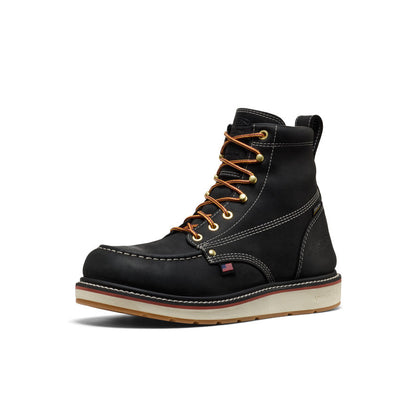 Men's Liberty 6" Waterproof Boot (Carbon Toe) Black/Gum - Keen