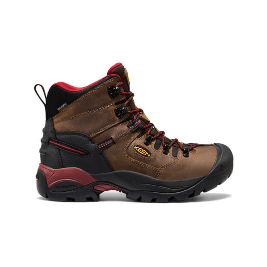 Men's Pittsburgh Energy 6" Waterproof Boot (Carbon Toe) Bison/Black - Keen