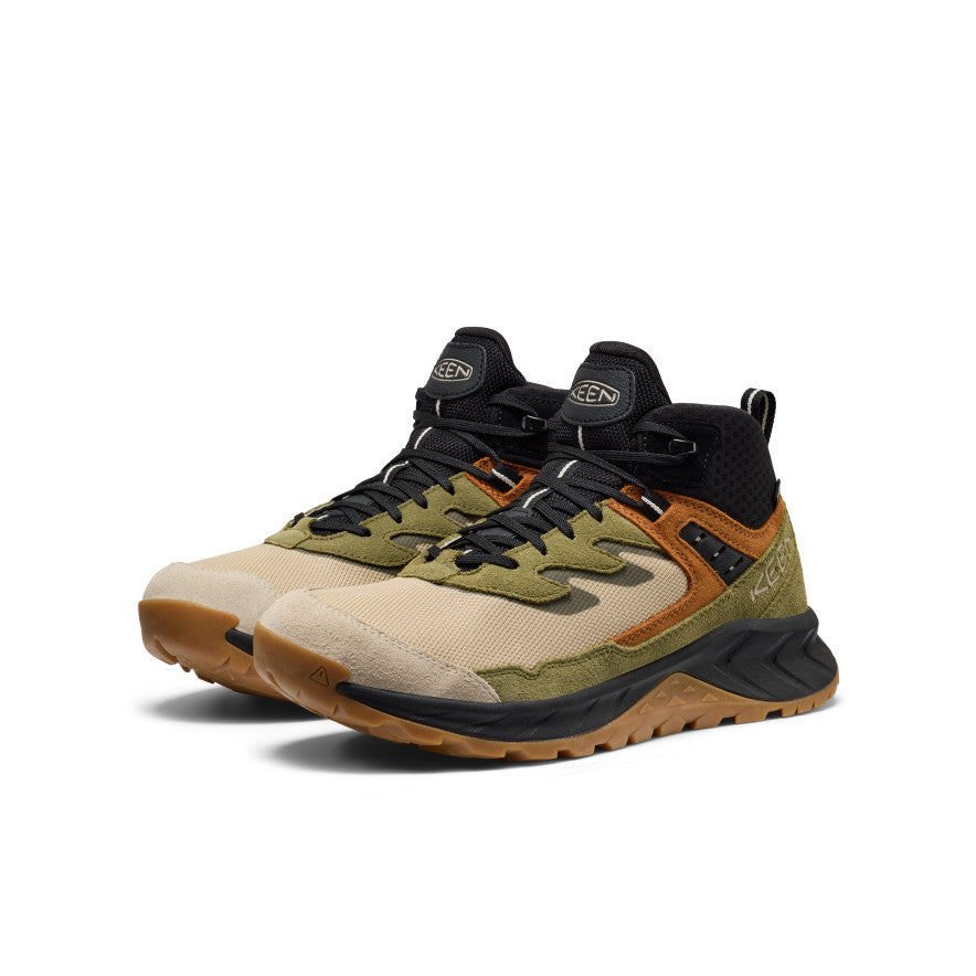 Men's Hightrail Waterproof Hiking Boot Safari/Black - Keen