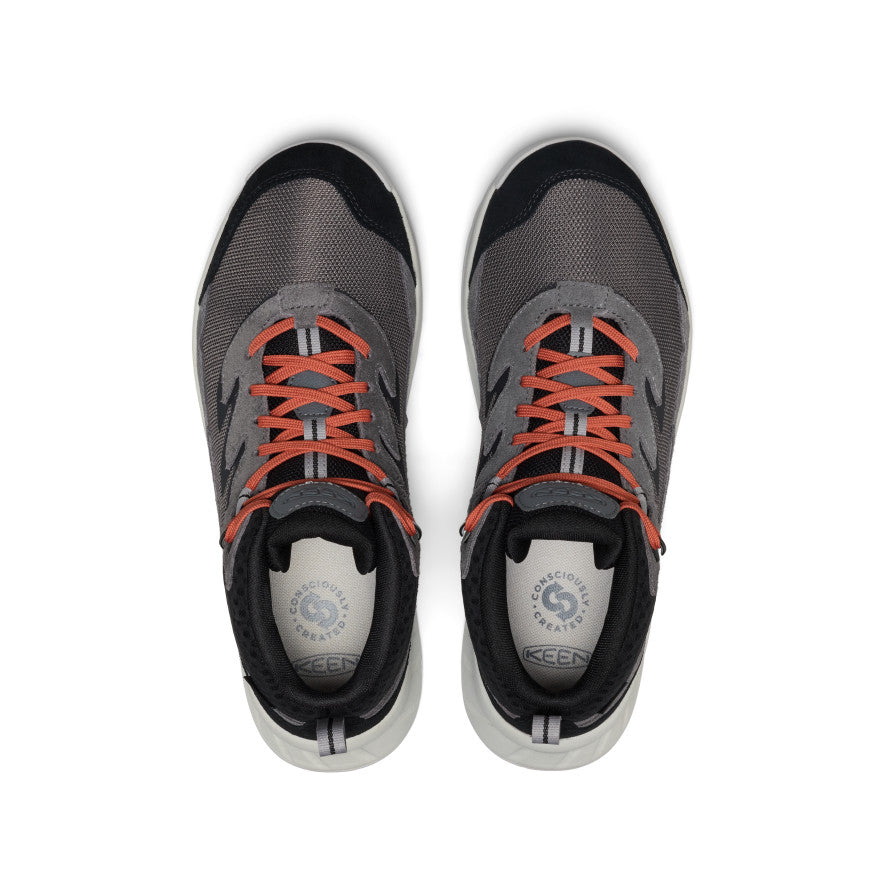 Men's Hightrail Waterproof Hiking Boot Magnet/Burnt Brick - Keen