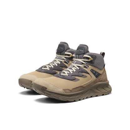 Men's Hightrail Waterproof Hiking Boot Safari/Steel Grey - Keen