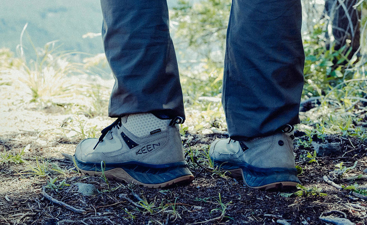 Men's Hightrail Waterproof Hiking Boot Safari/Steel Grey - Keen