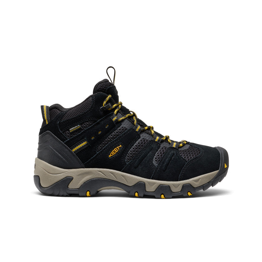 Men's Headout Waterproof Hiking Boot Black/Lemon Curry - Keen