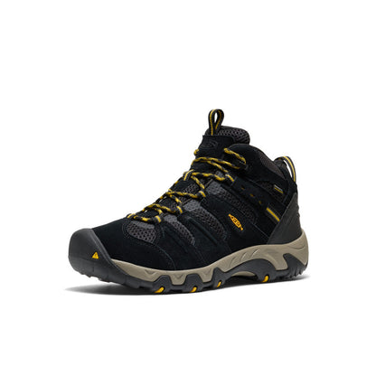 Men's Headout Waterproof Hiking Boot Black/Lemon Curry - Keen