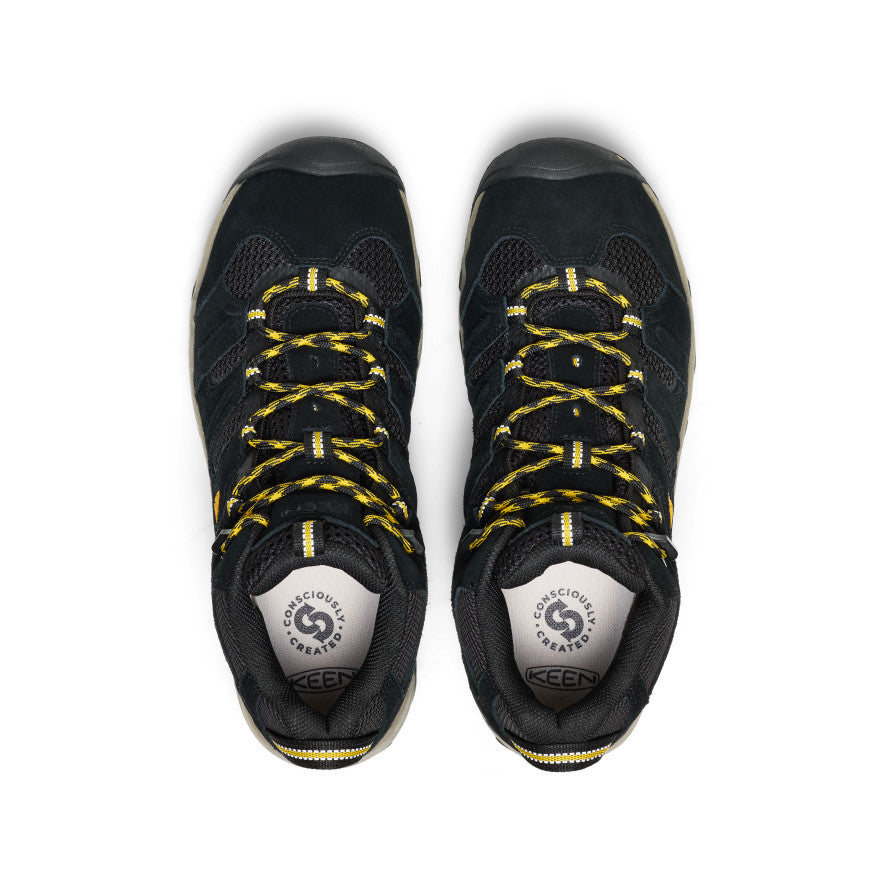 Men's Headout Waterproof Hiking Boot Black/Lemon Curry - Keen
