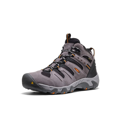 Men's Headout Waterproof Hiking Boot Magnet/Orange Pepper - Keen