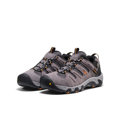 Men's Headout Waterproof Hiking Shoe Steel Grey/Orange Pepper - Keen