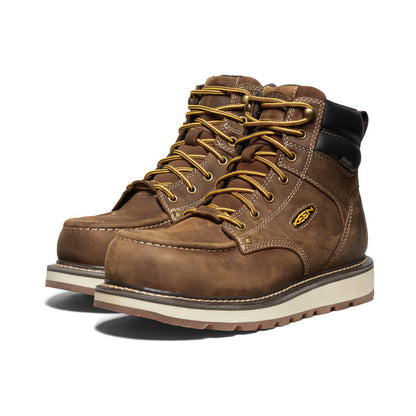 Men's Cincinnati 6" Waterproof Boot (Carbon Toe) Belgian/Sandshell - Keen