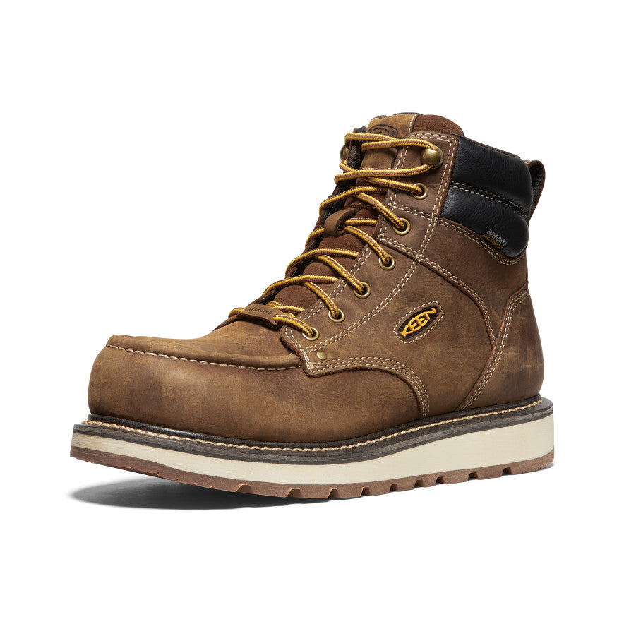 Men's Cincinnati 6" Waterproof Boot (Carbon Toe) Belgian/Sandshell - Keen