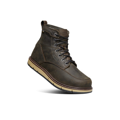 Men's San Jose 6" Waterproof Boot (Soft Toe) Cascade Brown - Keen