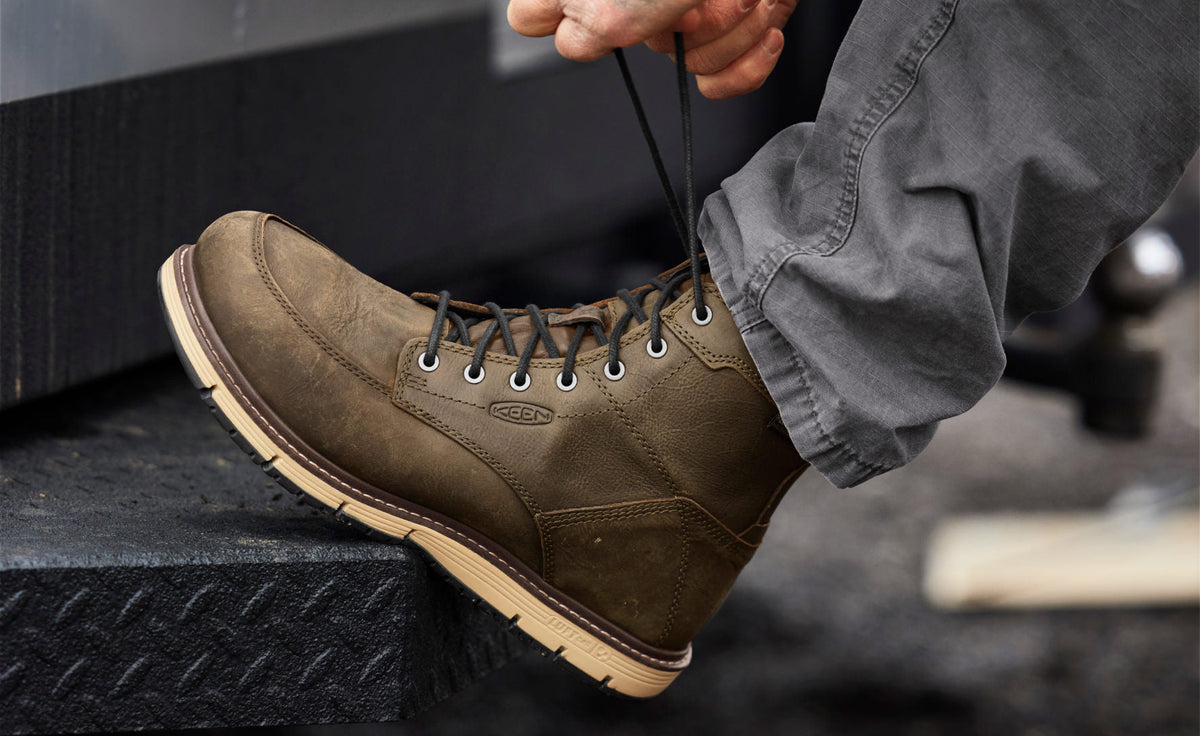 Men's San Jose 6" Waterproof Boot (Soft Toe) Cascade Brown - Keen