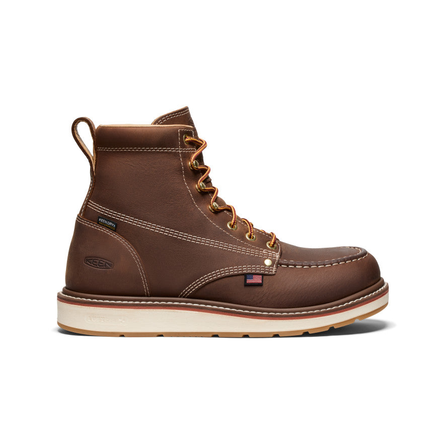 Men's Liberty 6" Waterproof Boot (Carbon Toe) Chestnut/Gum - Keen