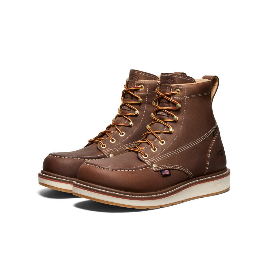 Men's Liberty 6" Waterproof Boot (Carbon Toe) Chestnut/Gum - Keen
