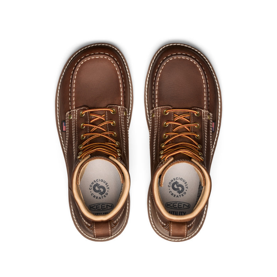Men's Liberty 6" Waterproof Boot (Carbon Toe) Chestnut/Gum - Keen