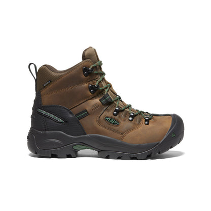 Men's Pittsburgh Energy 6" Waterproof Boot (Carbon Toe) Cascade Brown/Greener Pastures - Keen