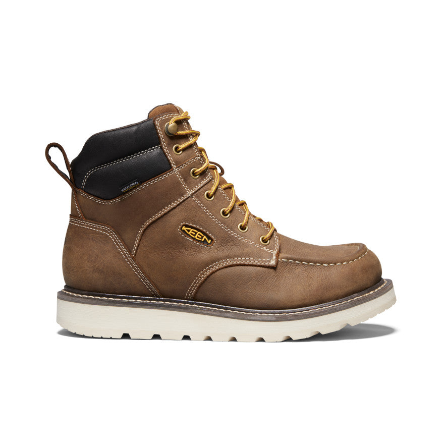 Men's Cincinnati 6" Waterproof Boot (Soft Toe) Belgian/Sandshell - Keen