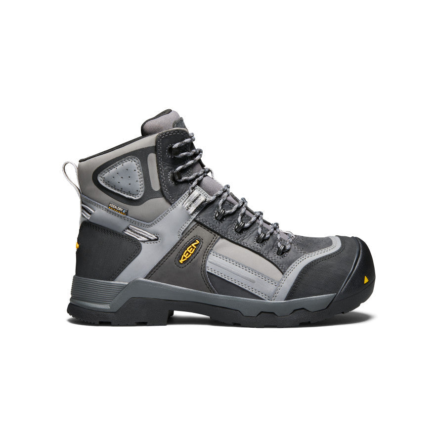 Men's Davenport 6" Insulated Waterproof Boot (Composite Toe) Magnet/Steel Grey - Keen