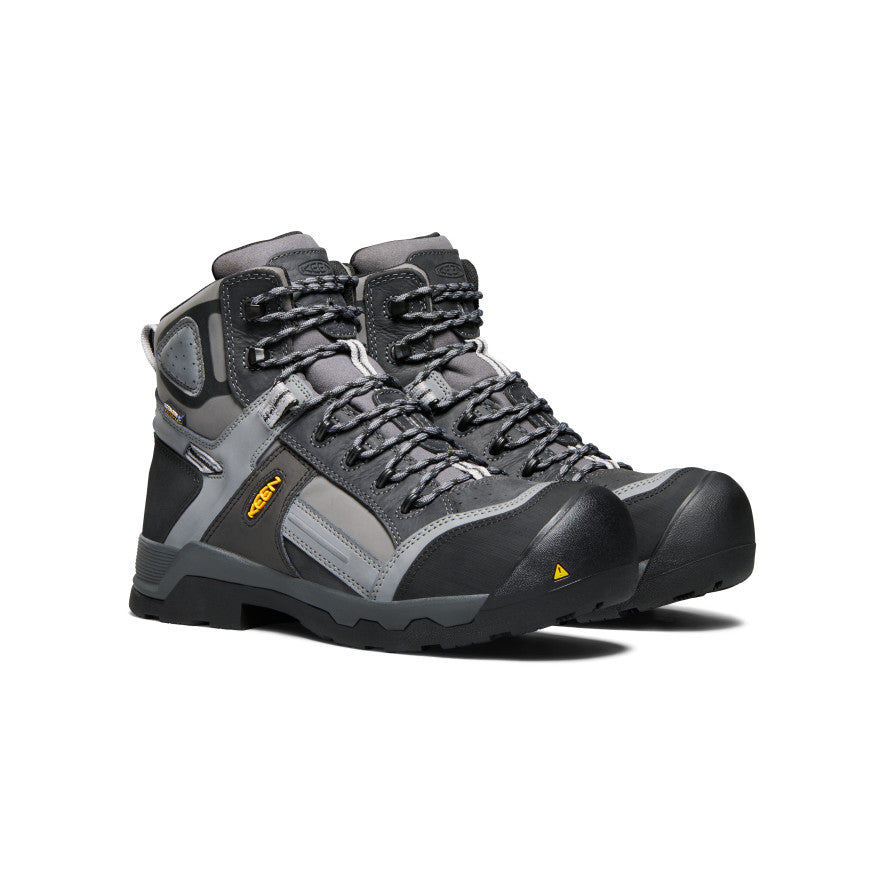 Men's Davenport 6" Insulated Waterproof Boot (Composite Toe) Magnet/Steel Grey - Keen